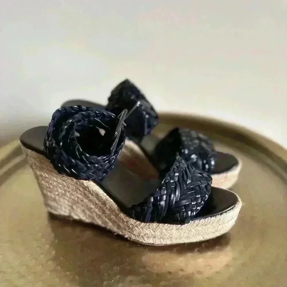 Hermès Sophia Leather Espadrilles